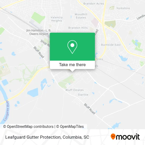 Leafguard Gutter Protection map
