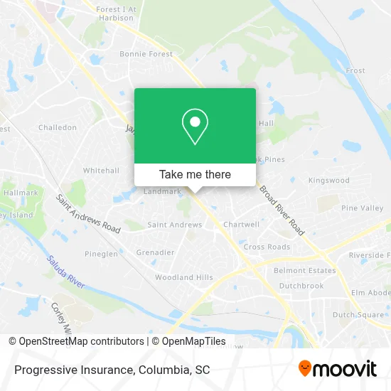 Progressive Insurance map