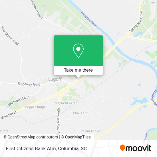 First Citizens Bank Atm map