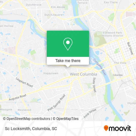 Sc Locksmith map