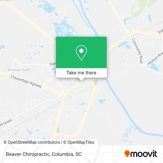 Beaver Chiropractic map