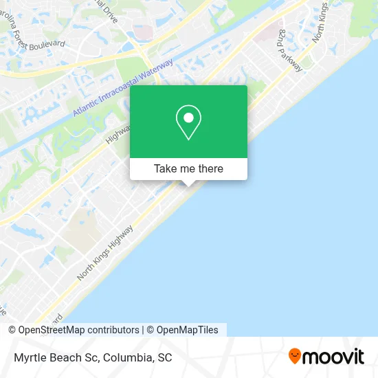 Myrtle Beach Sc map