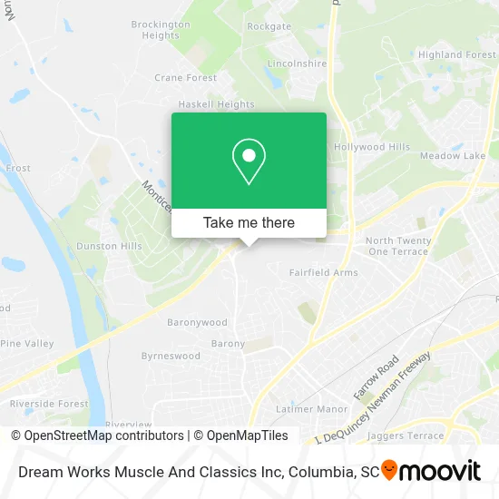 Dream Works Muscle And Classics Inc map