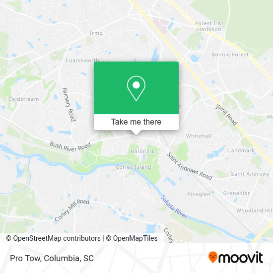 Pro Tow map