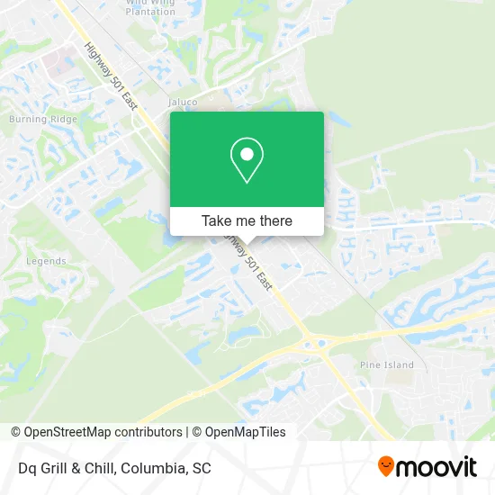Dq Grill & Chill map