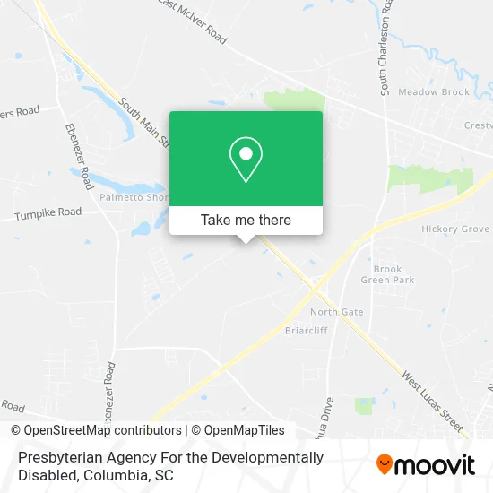 Presbyterian Agency For the Developmentally Disabled map