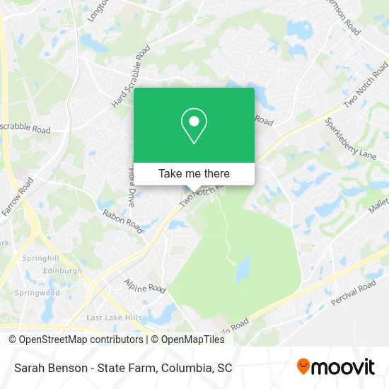 Sarah Benson - State Farm map