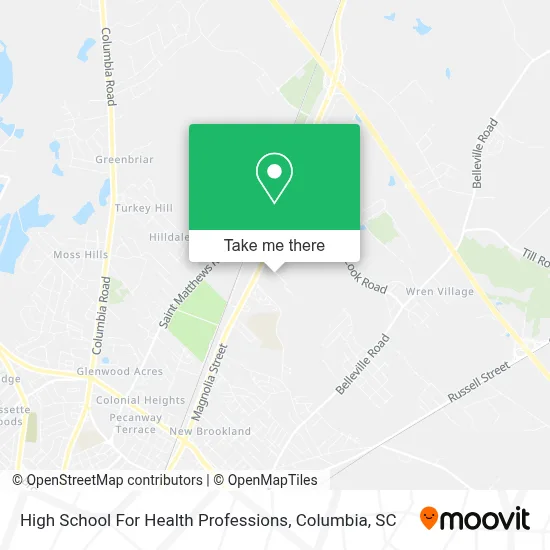 High School For Health Professions map