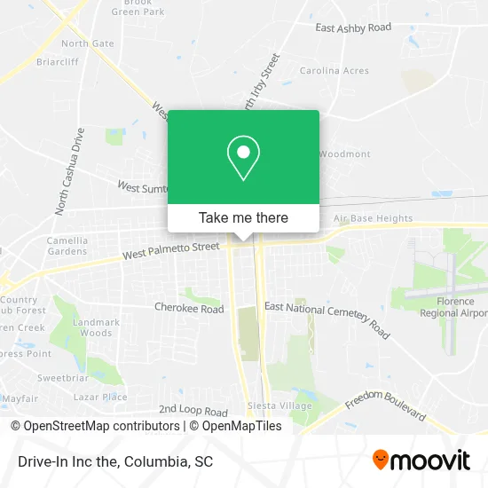 Drive-In Inc the map