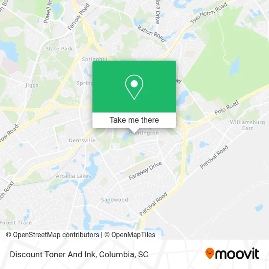 Discount Toner And Ink map