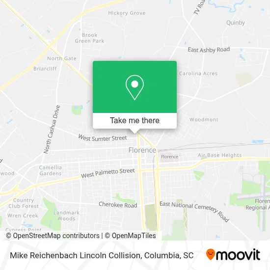 Mike Reichenbach Lincoln Collision map