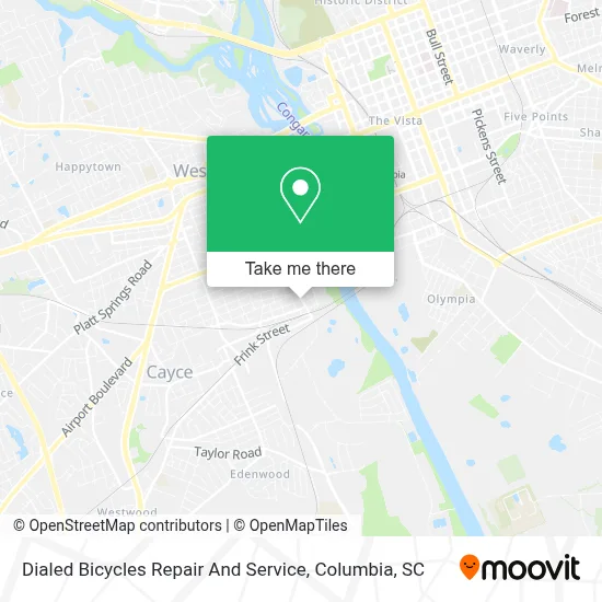 Dialed Bicycles Repair And Service map