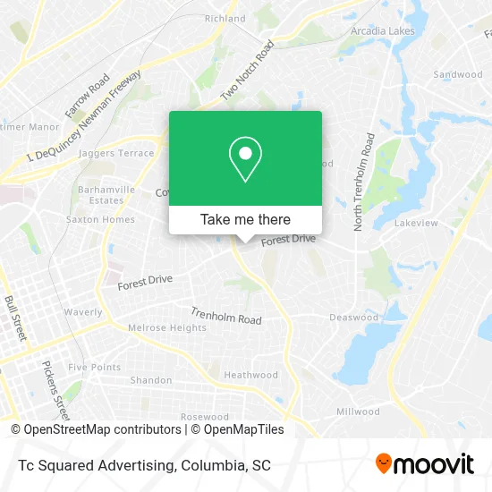 Tc Squared Advertising map