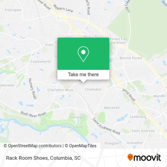 Rack Room Shoes map