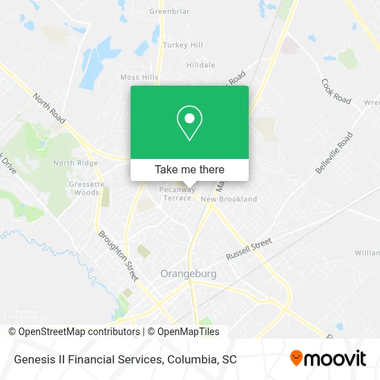 Genesis II Financial Services map