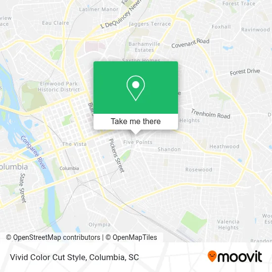 Vivid Color Cut Style map