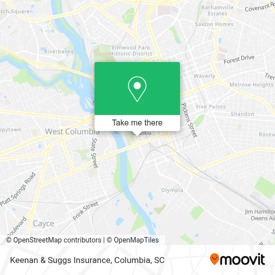Keenan & Suggs Insurance map