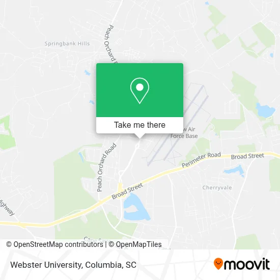 Webster University map