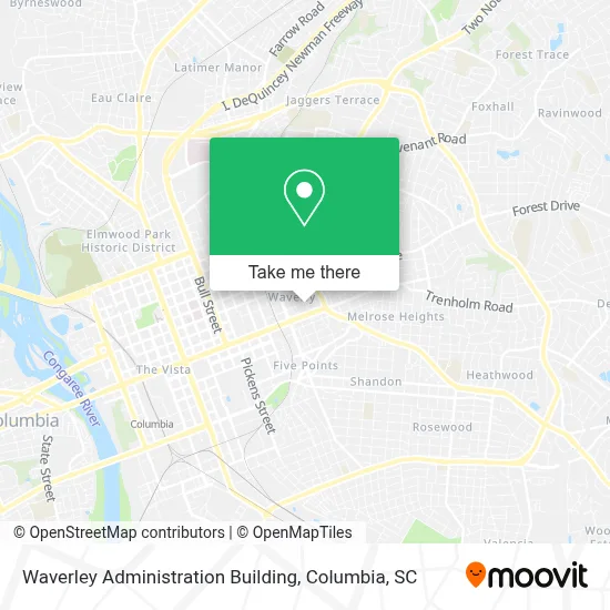 Waverley Administration Building map