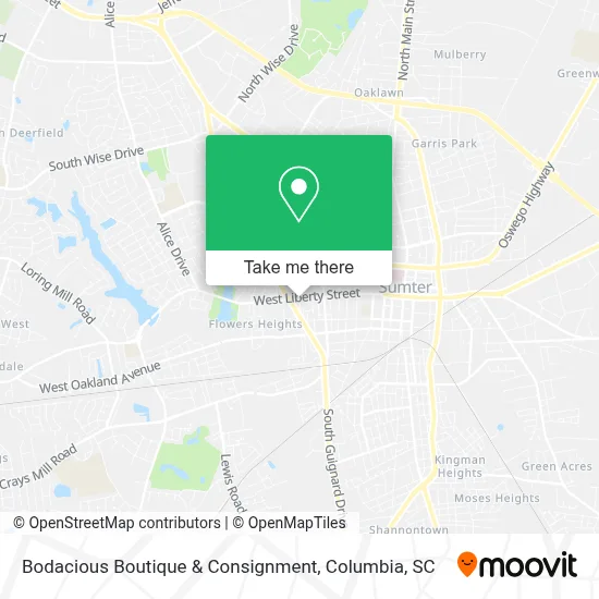 Bodacious Boutique & Consignment map
