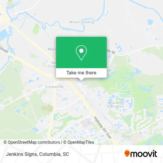 Jenkins Signs map