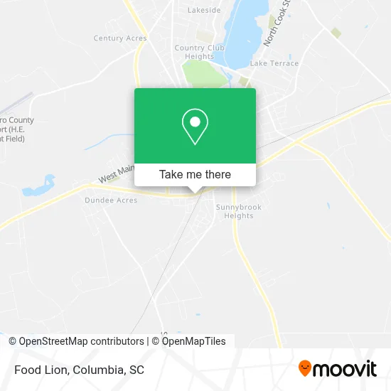 Food Lion map