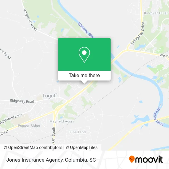 Jones Insurance Agency map
