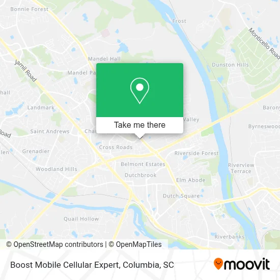 Boost Mobile  Cellular Expert map