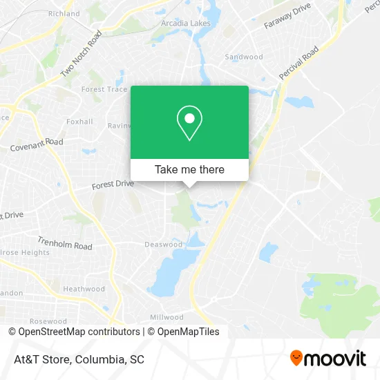 At&T Store map