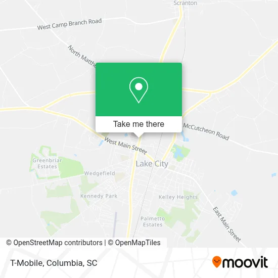 T-Mobile map