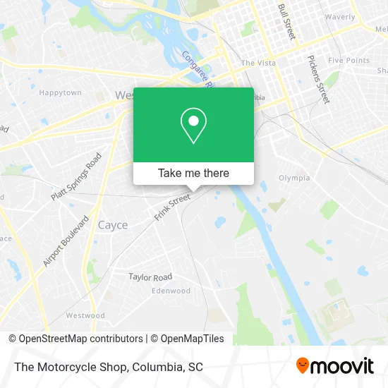 The Motorcycle Shop map