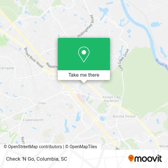 Check 'N Go map