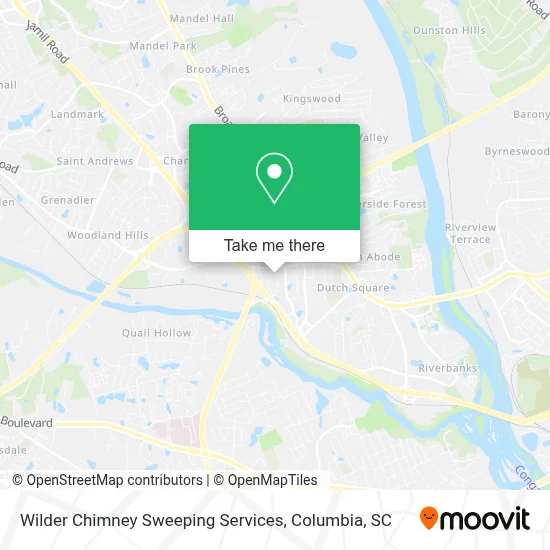 Wilder Chimney Sweeping Services map