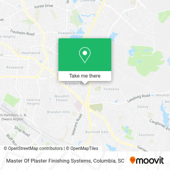 Master Of Plaster Finishing Systems map