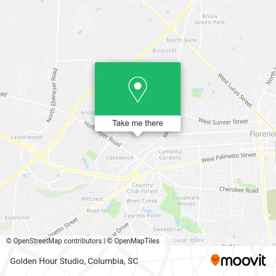 Golden Hour Studio map