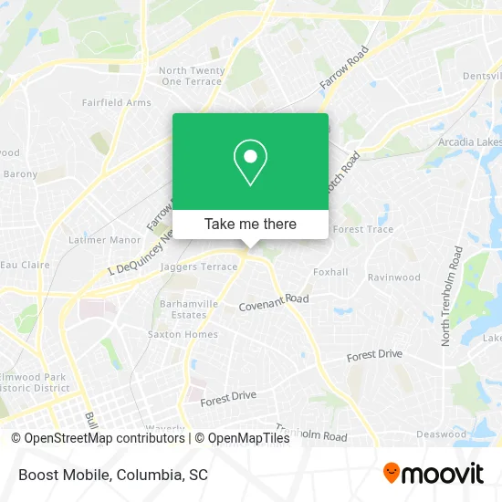 Boost Mobile map