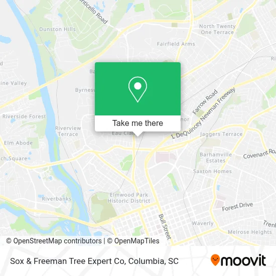 Sox & Freeman Tree Expert Co map