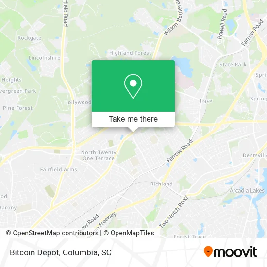 Bitcoin Depot map