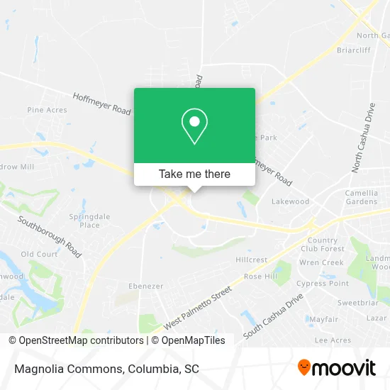 Magnolia Commons map