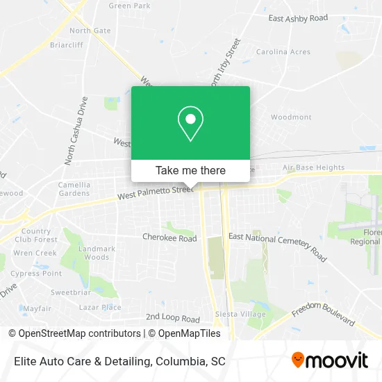 Elite Auto Care & Detailing map
