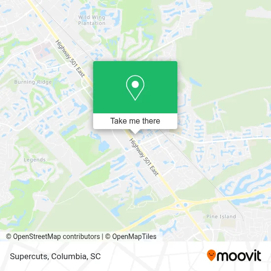 Supercuts map