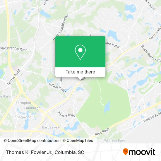 Thomas K. Fowler Jr. map