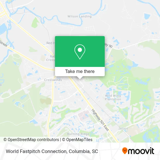 World Fastpitch Connection map