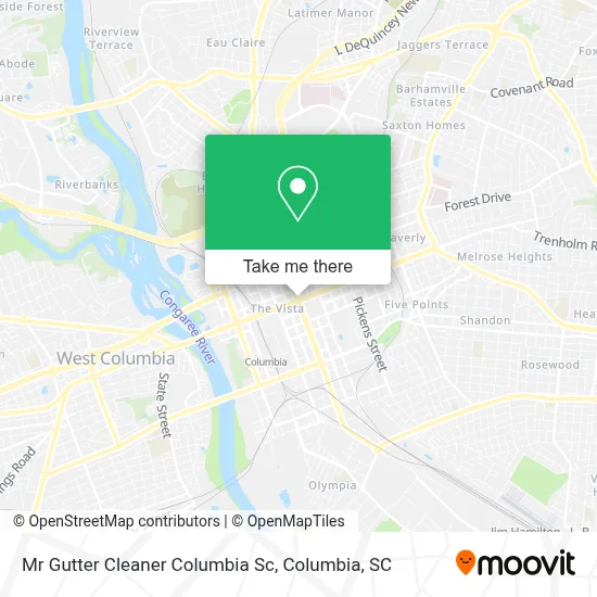 Mr Gutter Cleaner Columbia Sc map