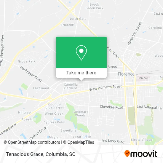 Tenacious Grace map