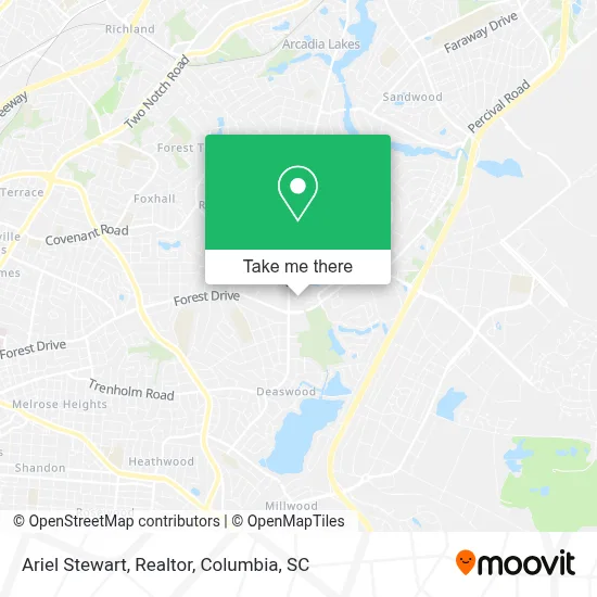 Ariel Stewart, Realtor map