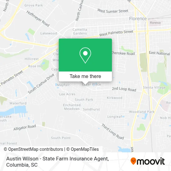 Austin Wilson - State Farm Insurance Agent map
