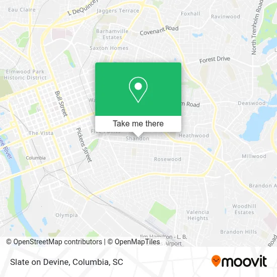 Slate on Devine map