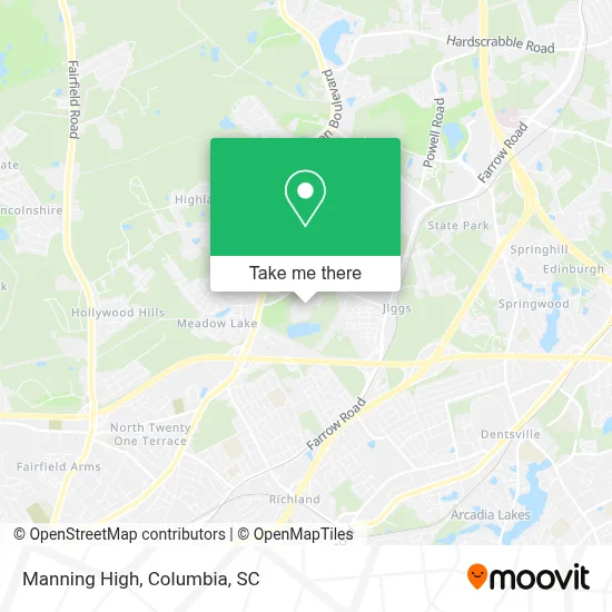 Manning High map