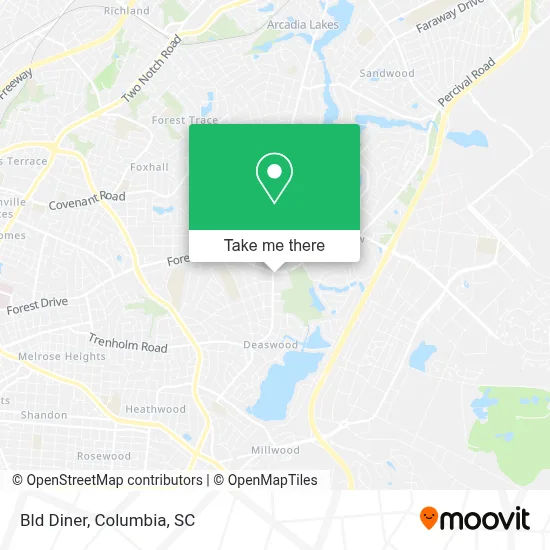 Bld Diner map